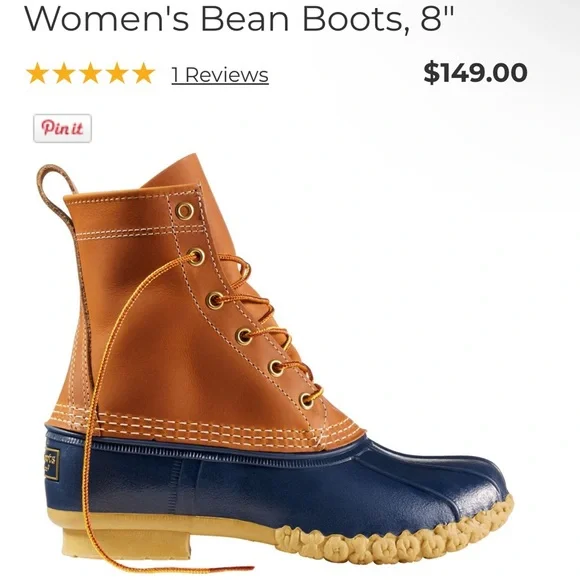 L. L. Bean women’s NEW weather proof duck boots size 6 - Picture 1 of 12